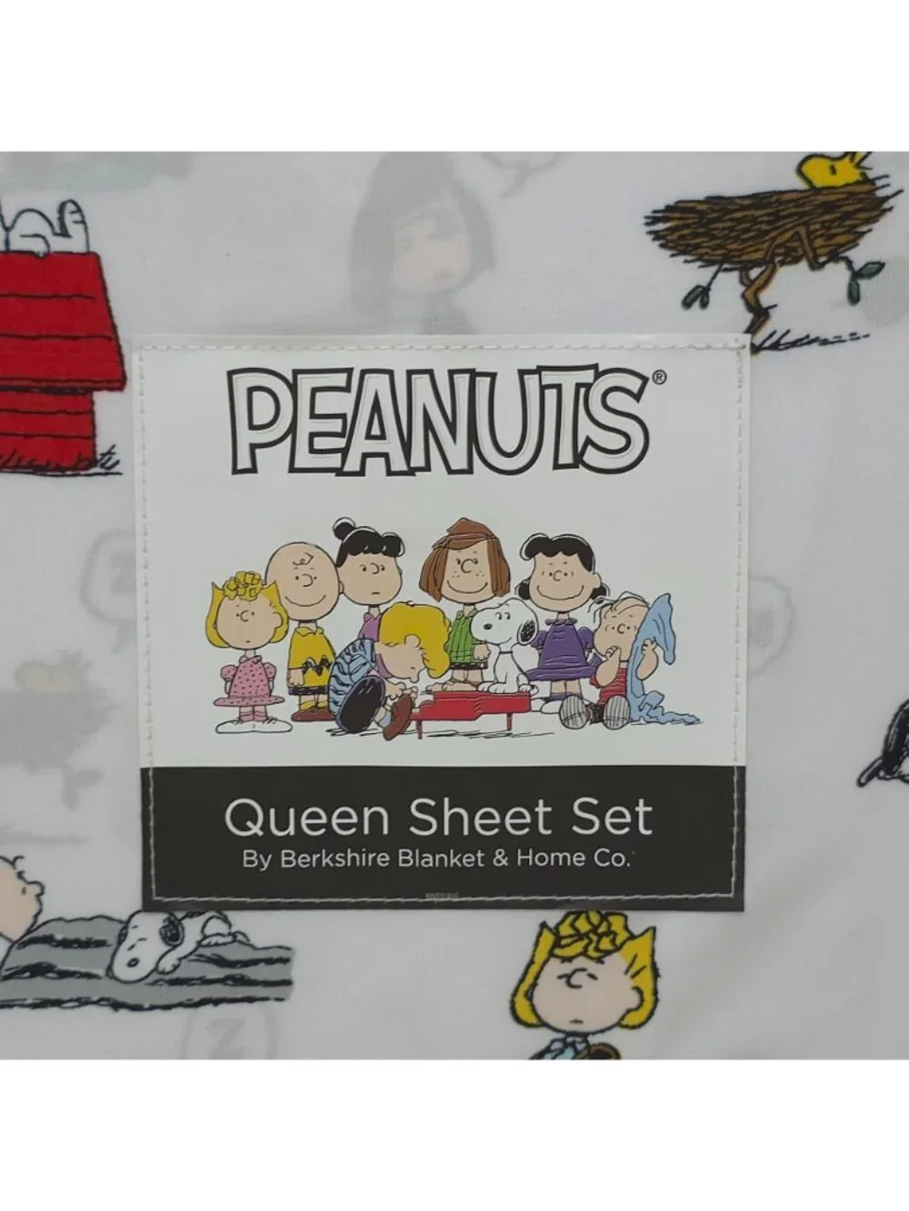 Peanuts Queen Sheet Set By Berkshire Fun Snoopy & Friends Soft Durable Polyester